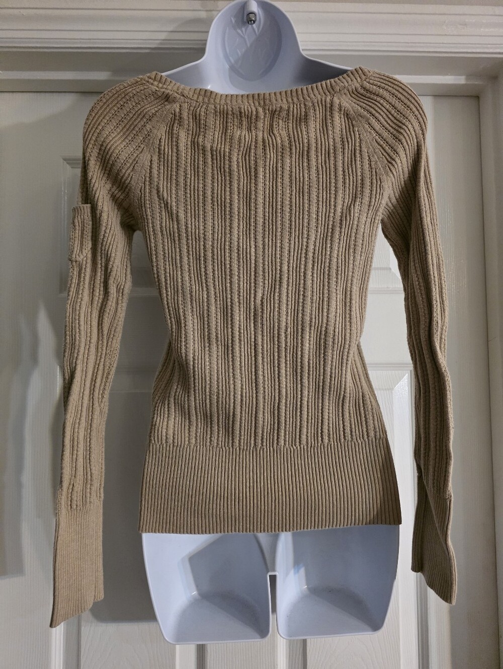 Late 2000s Old Navy Fitted Cotton Sweater-M - Picture 7 of 9